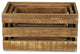 Set Of 3 Wood Slat Crate