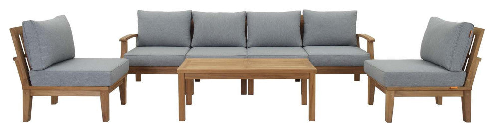 Marina 7 Piece Outdoor Patio Teak Set