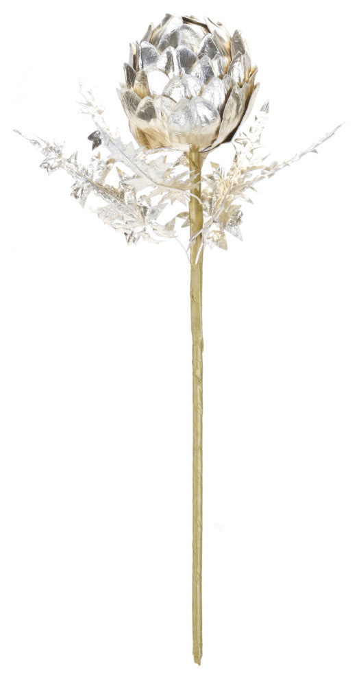 Metallic Artichoke Stem, Set of 2