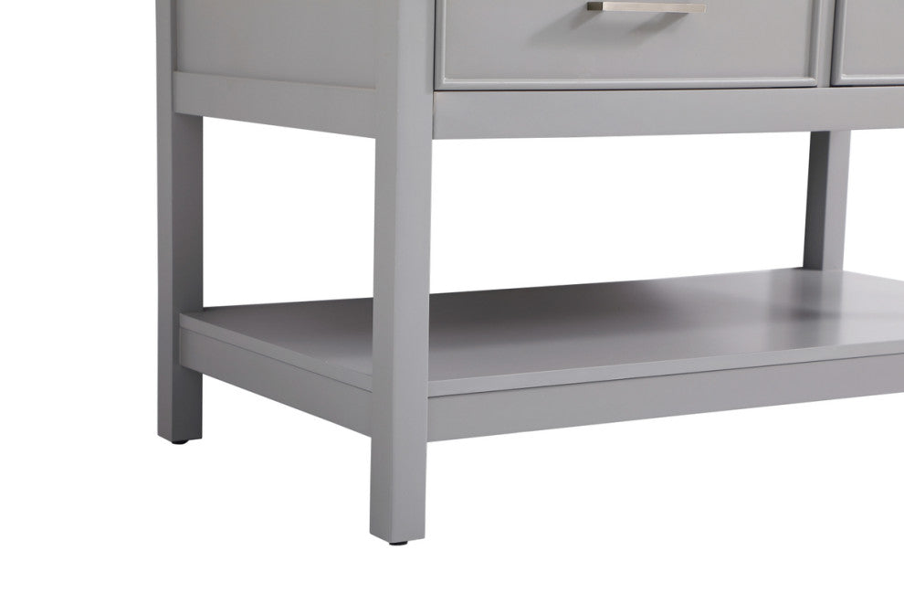 Home Living 42" Single Bathroom Vanity, Gray