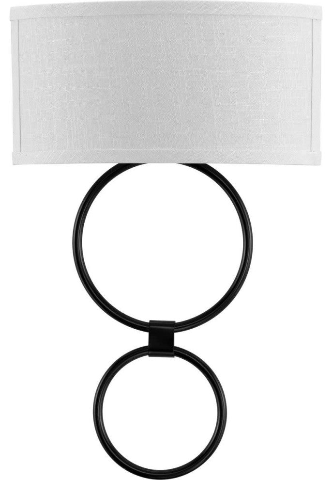 Progress Lighting P710058-30 21" Tall LED Circle Wall Sconce - Black