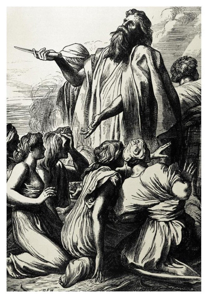 "Samuel Rescues Israel" Digital Paper Print by George Frederick Watts, 27"x38"