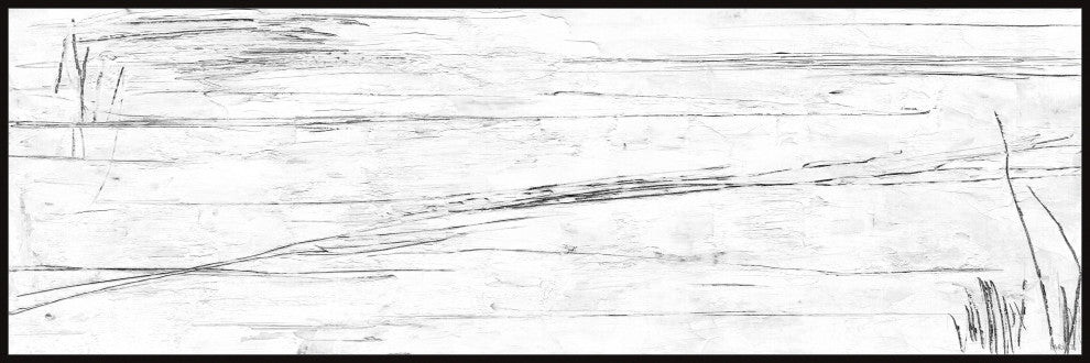 "Desert Wander" Floater Framed Painting Print on Canvas, 60x20