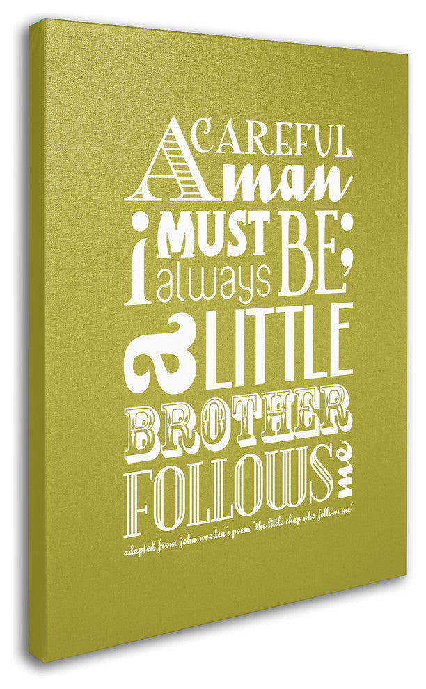 'Little Brother III' Canvas Art by Megan Romo