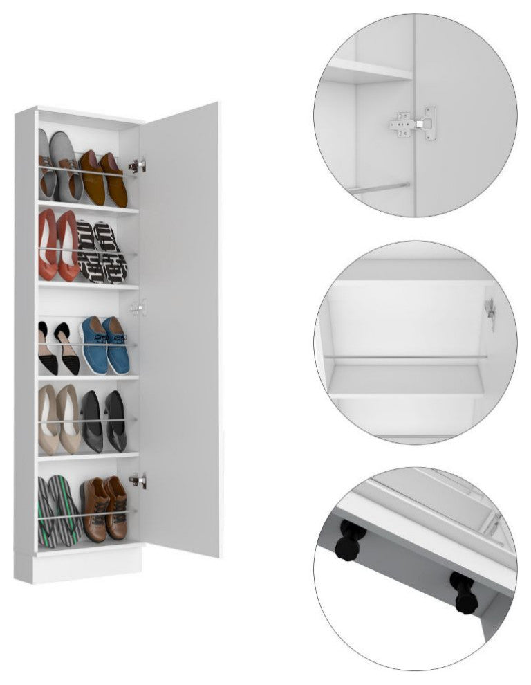 Ruan Xl Shoe Rack, White