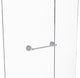 Que New 18" Shower Door Towel Bar, Satin Chrome