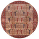 Ahgly Company Indoor Round Mid-Century Modern Area Rugs, 6' Round