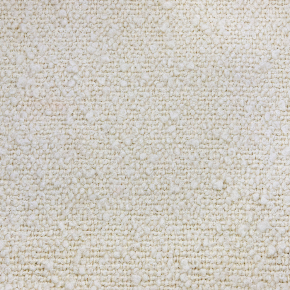 Cali Storage Ottoman, Boucle, Ivory Boucle