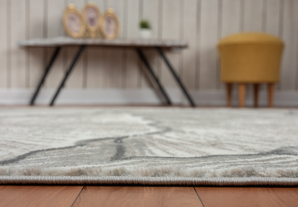 Abani Rugs Arto PRT220 Contemporary Shell Area Rug