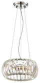 Allure 2-Light Pendant/ Semi-Flush, Chrome