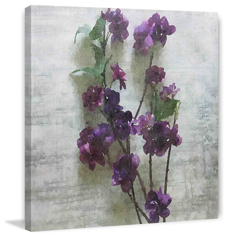 "Purple Garden 2" Print on Canvas by Irena Orlov