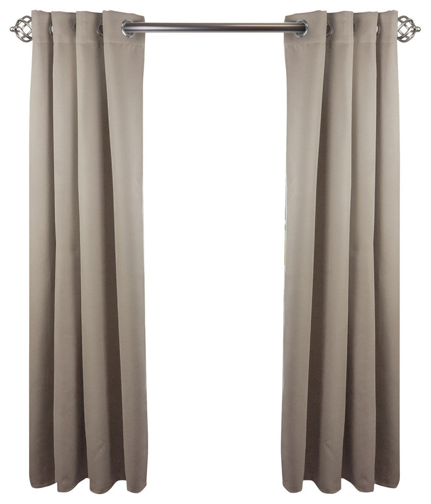 Heavy Duty Drapery Panel, 96" x 96" 1 Panel, Beige