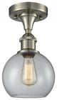 Innovations Lighting 516-1C-SN-G122-8-LED Athens 1 Light 8" Semi-Flush Mount