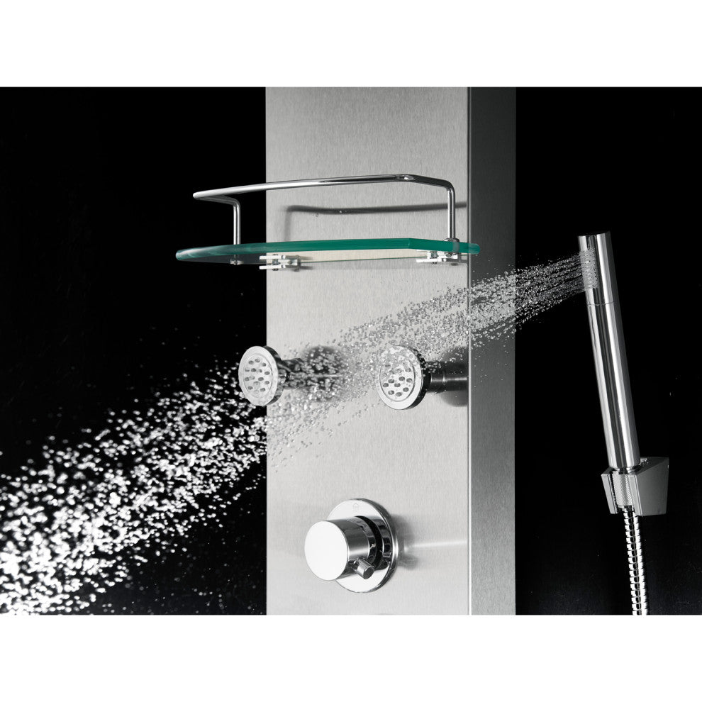 Blue Ocean 57"? Stainless Steel SPS8801 Thermostatic Shower Panel