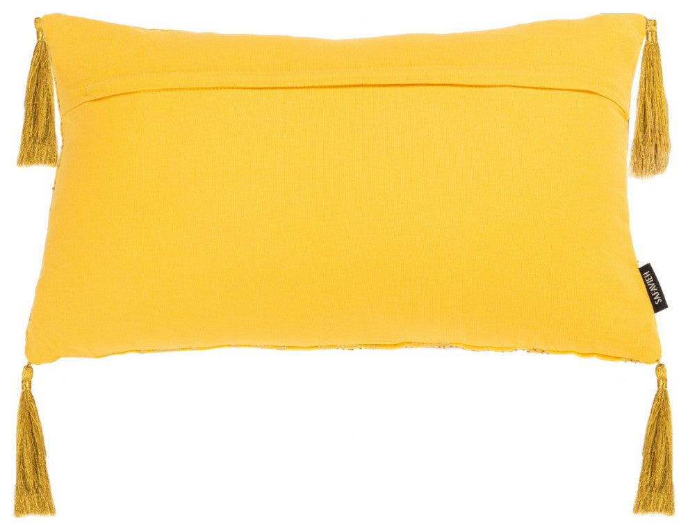 Safavieh Remlin Pillow Orange 20" X 12"