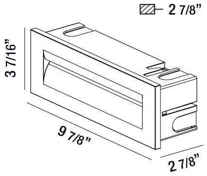 Outdoor, Wall LED Graphite Grey