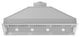 ZLINE 46 in. Insert Range Hood, Stainless Steel, Outdoor, 695-304-46