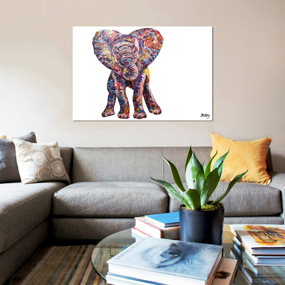 "Caper" by Becksy, Canvas Print, 18"x12"