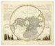 "Die Isothermkurven Der Nordlichen Halbkugel, 1838" Paper Art, 18"x15"