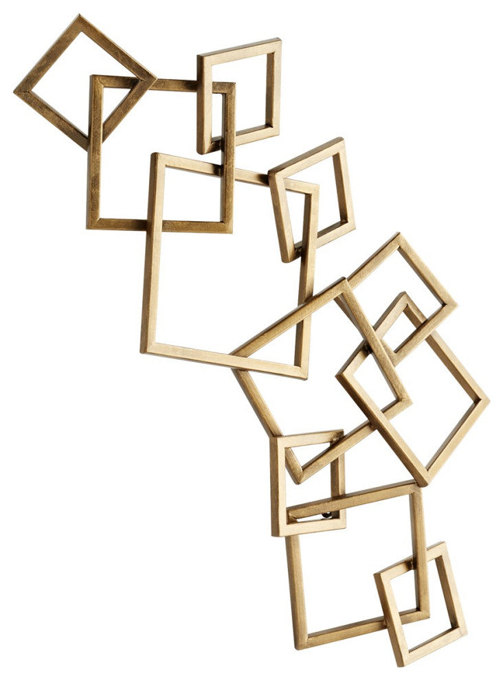 Cyan Bold Symphony Wall Decor 11307, Antique Brass