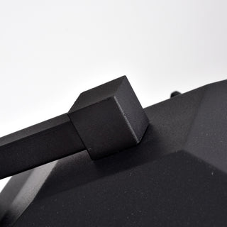 CHLOE Lighting Orly Transitional 1Light Textured Black Outdoor Wall Sconce 12" H