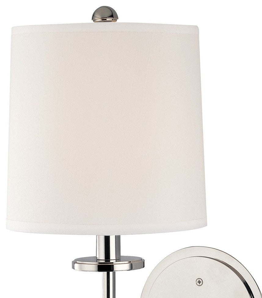 Jericho 1-Light Wall Sconce, Polished Nickel