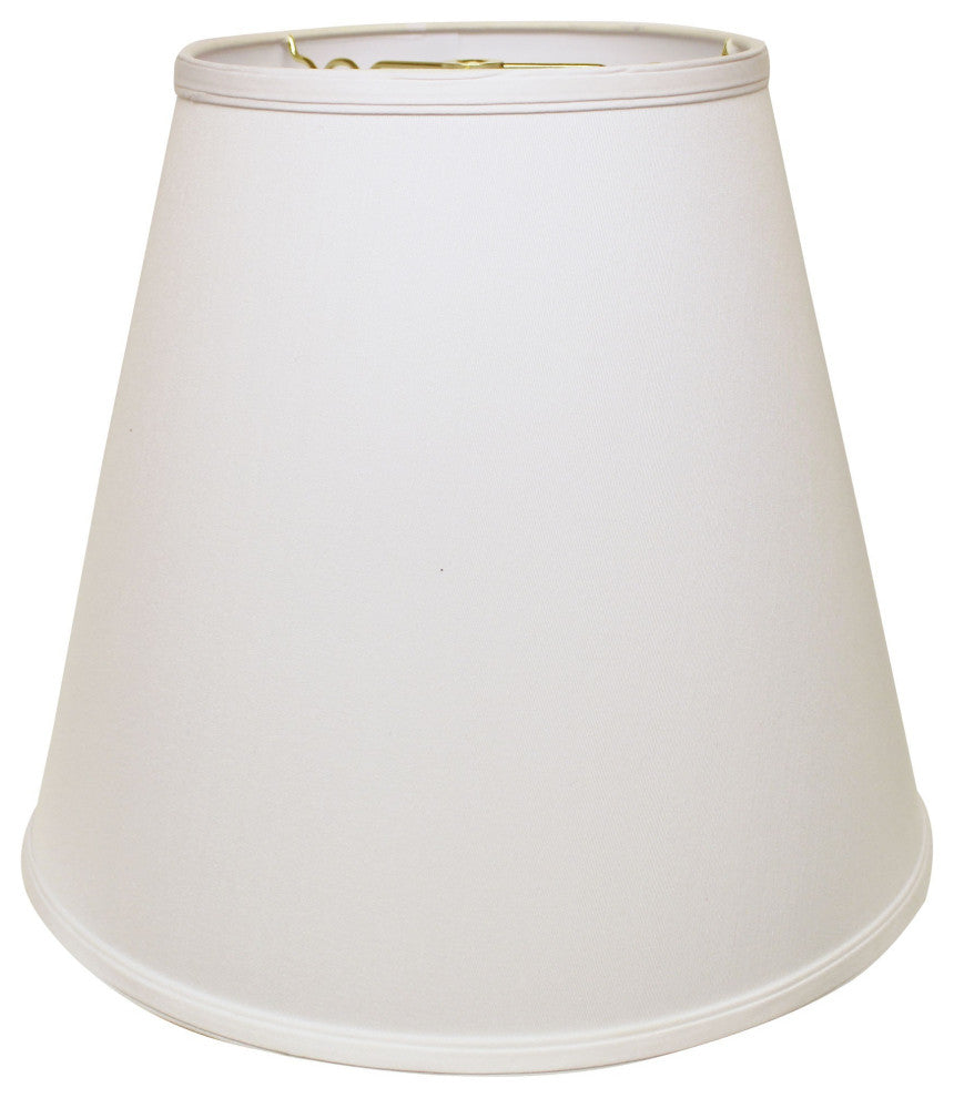 18" White Deep Empire No Slub Lampshade