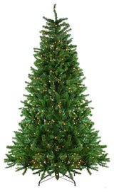 7.5' Pre-Lit Slim Waterton Spruce Artificial Christmas Tree Clear Lights