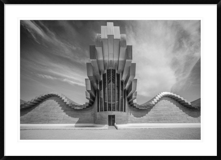 "Ysios Winery" Framed Digital Print by Luc Vangindertael (laGrange), 44x32"