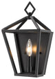 Millennium 2571-MB One Light Wall Sconce, Matte Black Finish