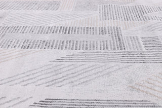 Low-Pile Auden Gray/Beige Rug, Gray, 10'x14'