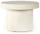 Grecia Outdoor End Table-Large-White