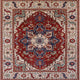 Ahgly Company Indoor Square Mid-Century Modern Area Rugs, 8' Square