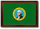 Washington State Flag Canvas Print, 19"x27"