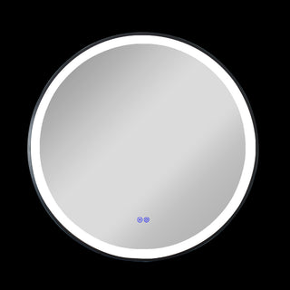 CHLOE Lighting LUMINOSITY Embedded Round TouchScreen LED Mirror