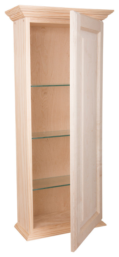 Ashland On the Wall Unfinished Cabinet 49.5h x 15.5w x 4.25d