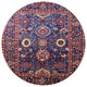 Ahgly Company Indoor Round Mid-Century Modern Area Rugs, 3' Round