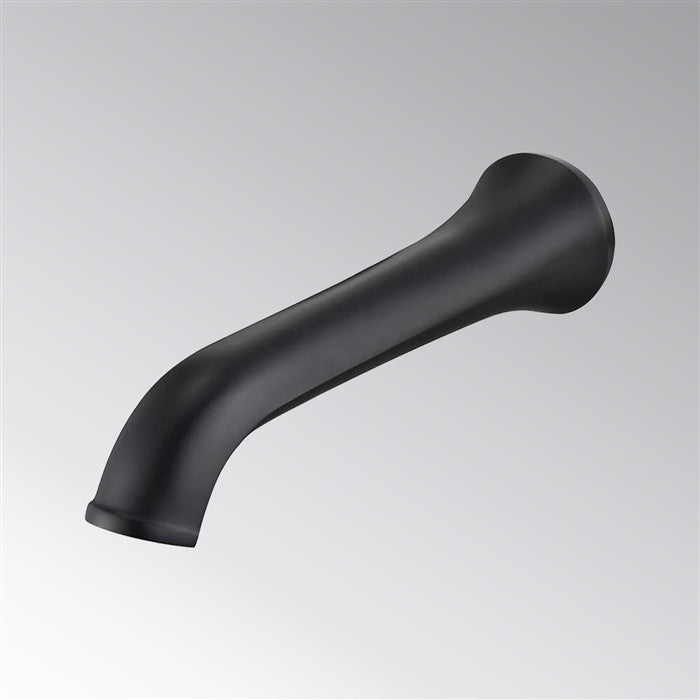 Bathselect Commercial Matte Black Automatic Wall Mount Motion Sensor Faucet