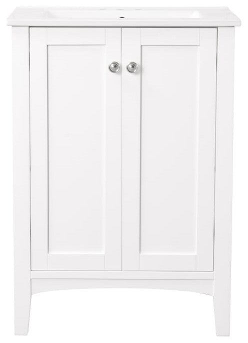 Elegant VF-2003 24" Single Bathroom Vanity Set, White