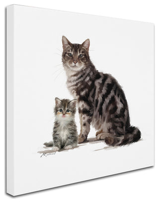 The Macneil Studio 'Tabby' Canvas Art, 35"x35"