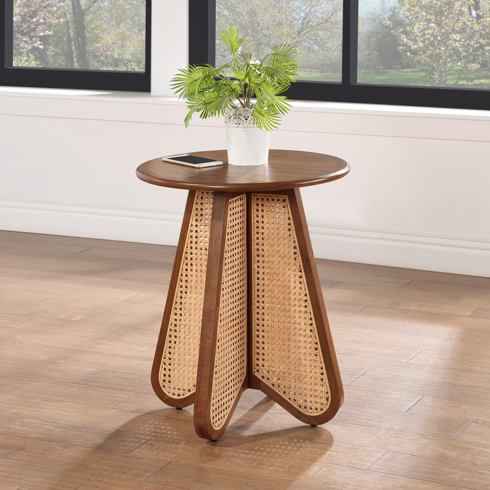 Butterfly End Table, Walnut