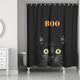 Boo Halloween Cat Shower Curtain