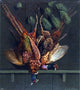 Alexander Pope Hanging Pheasants, 20"x25" Wall Decal