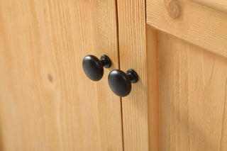 Home Living Vanity with Carrara White Marble Countertop, Natural Wood, 60", Single Sink