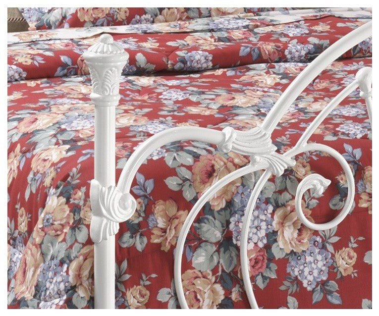 Cherie Bed Set, Full, With Rails