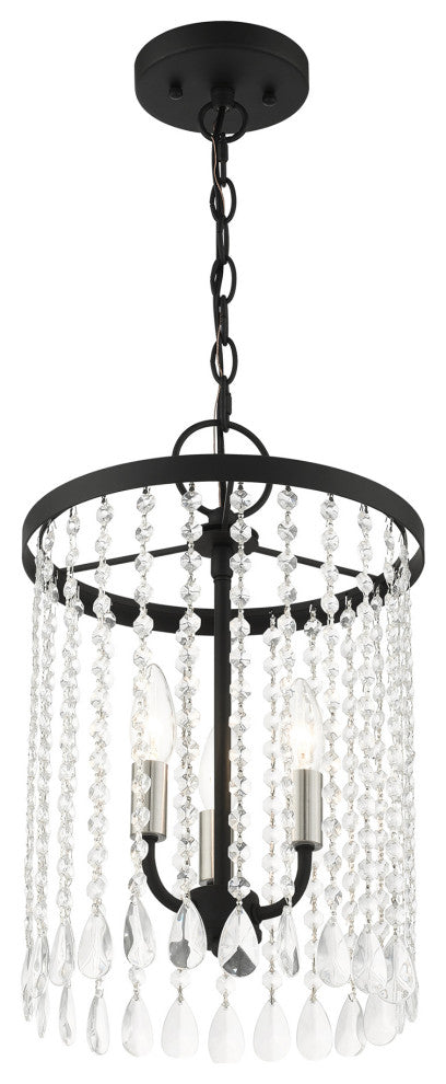 Black Transitional, Dazzling, Modern Classic, Pendant Chandelier