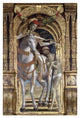 "Madonna and Child, From The Polyptych of Saint Martin" Paper Art, 22"x32"