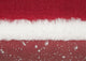 Snow Scene Printed Street View Christmas Pillow With Faux Fur Trim, 10"x20"