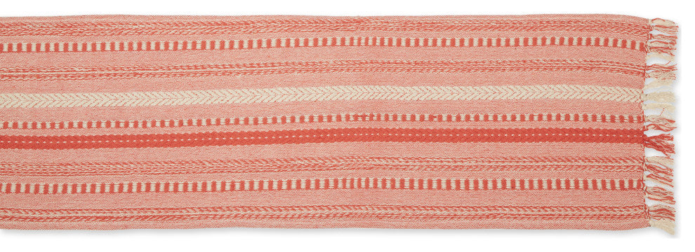 Spice Braided Stripe Table Runner 15x108