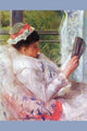 Reading Mrs. (Lydia Cassatt) by Cassatt - Gallery Wrapped Canvas Art 28" x 42"